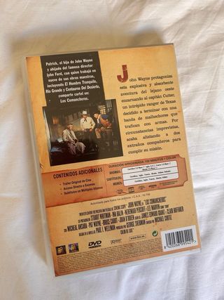 Pack 3 DVDs John Wayne Clásicos del Oeste