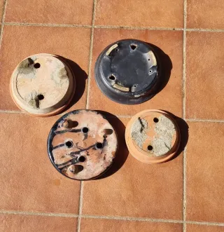4 tiestos para bonsái.
