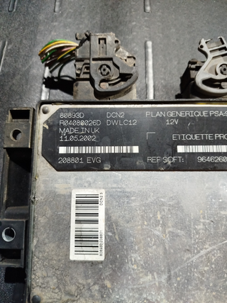 CENTRALITA MOTOR UCE PEUGEOT PARTNER (S2) * | 0.0