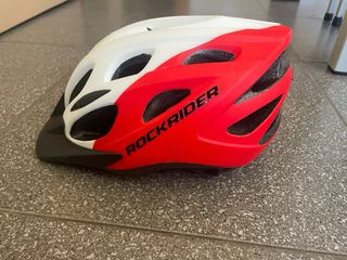 Casco Rockrider MTB 500 Rojo  talla S
