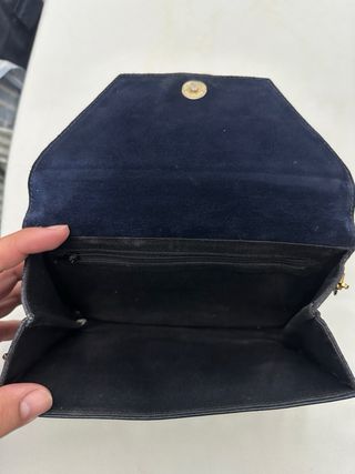 Bolso Piel con Cadena Dorada