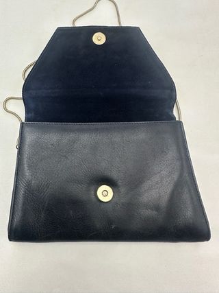 Bolso Piel con Cadena Dorada