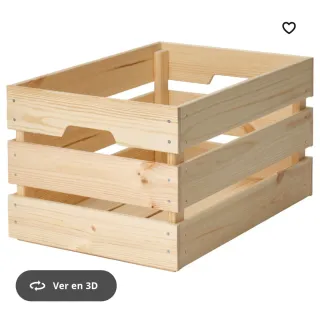 Cajón de pino IKEA KNAGGLIG 46x31x25 cm