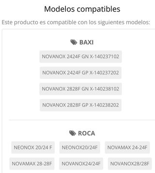 Placa Electrónica Caldera Baxi Novanox