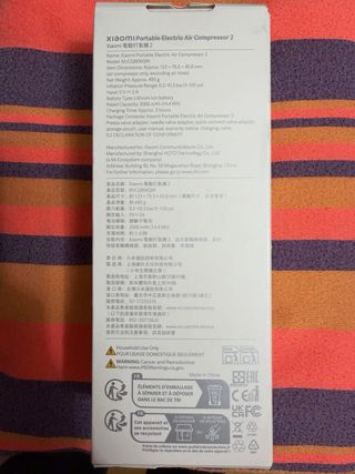 Xiaomi Compresor Eléctrico Portátil 2