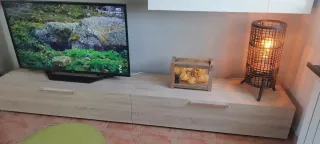 Mueble de salón madera claro