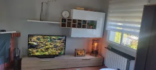 Mueble de salón madera claro