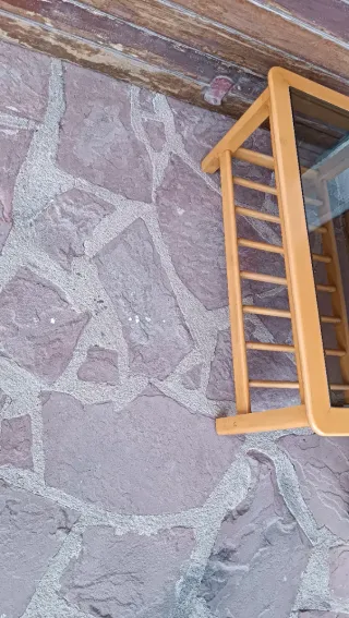 Mesa de centro madera y cristal