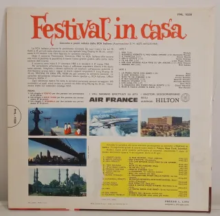 Vinile Festival in casa 1963 RCA Italiana PML 1035