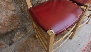 2 Sillas Vintage Madera años 50