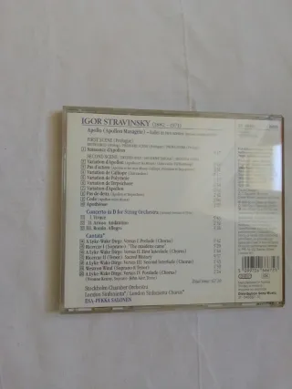CD Stravinsky Apollon Musagète Concerto