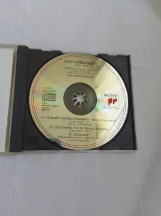 CD Stravinsky Apollon Musagète Concerto