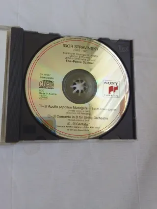 CD Stravinsky Apollon Musagète Concerto
