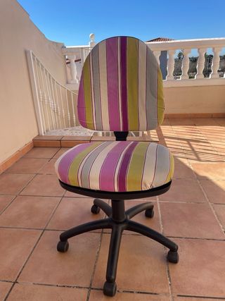 Sedia da scrivania a righe