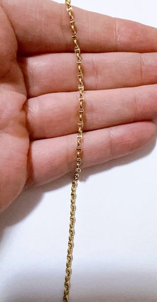 Bracciale marinara in oro 18kt 750 bicolore