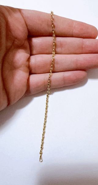 Bracciale marinara in oro 18kt 750 bicolore