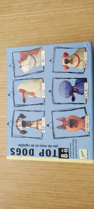 Juego de cartas Top Dogs Djeco