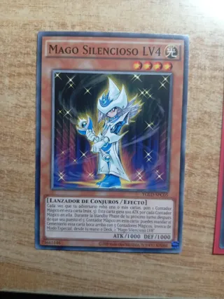 YuGiOh Mago Silencioso LV4 y LV8 YGLD