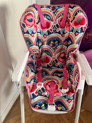 Trona infantil tuc tuc con estampado floral
