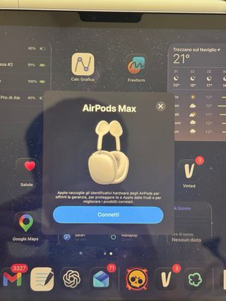 AirPods Max bianche Lightning