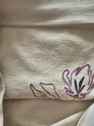 Sudadera Salsa Jeans con bordado floral. Talla L