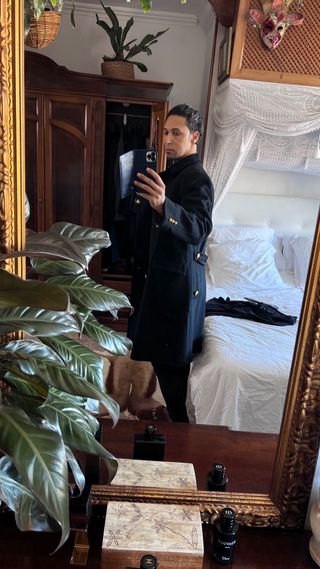 Abrigo Azul Marino Armada Española Original