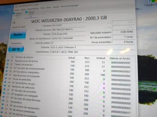 Disco Duro 2TB Western Digital WD20EZBX