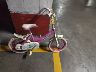 Bicicleta infantil rosa