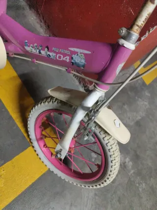 Bicicleta infantil rosa