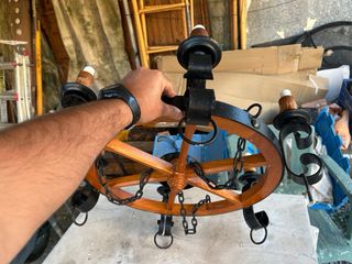 Lámpara de techo estilo rústico