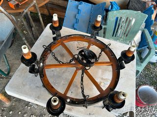 Lámpara de techo estilo rústico