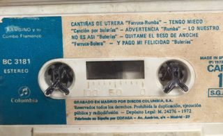 Cassettes Varios Precios. Rock, Flamenco, ...