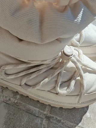 Botas de nieve beige