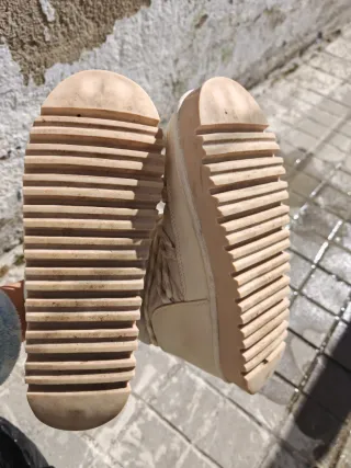 Botas de nieve beige