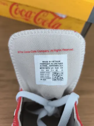 Converse Coca-Cola Rojas Talla 42
