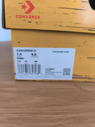 Converse Coca-Cola Rojas Talla 42