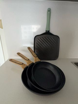 Set 3 Padelle + 1 Griglia