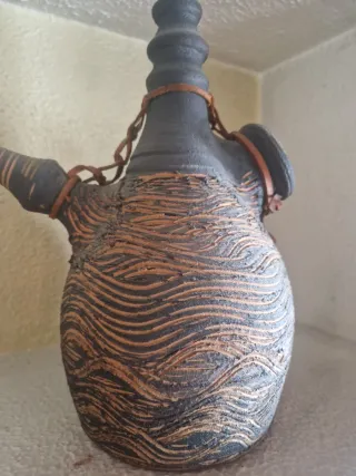 Set 2 Jarrones Cerámica Artesanales