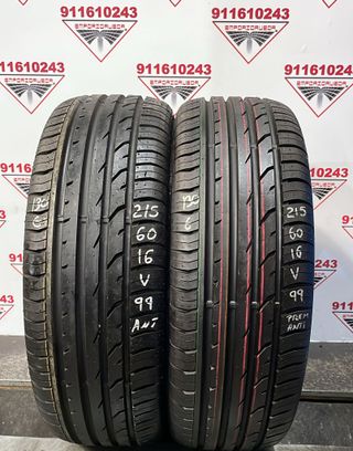 -215 60 16 V CONTINENTAL RUEDA PREMIUM YA MONTADA