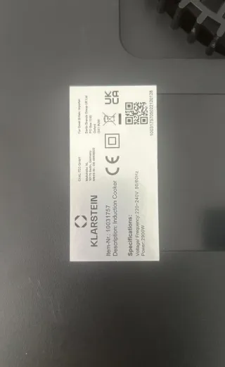 Placa vitrocerámica Klarstein Sin estrenar