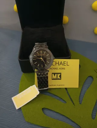 Orologio Michael Kors Donna Nero/Oro