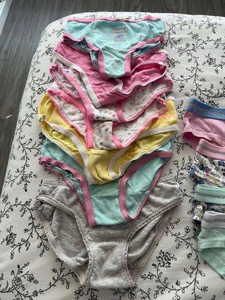 Pack 11 bragas niña talla 2-3