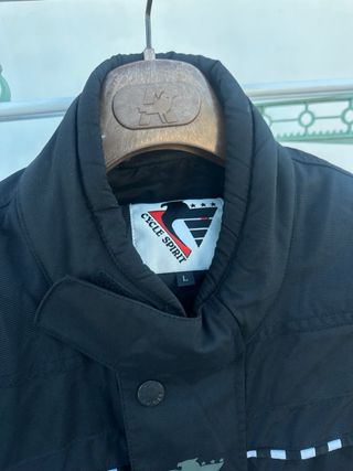 Chaqueta Moto Cycle Spirit Negra y Azul  TALLA L