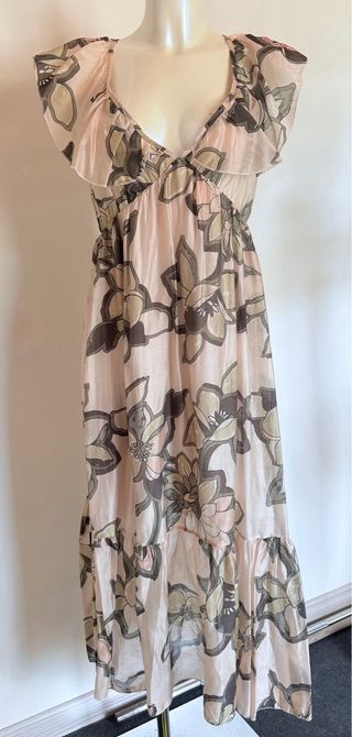 Abito lungo floreale