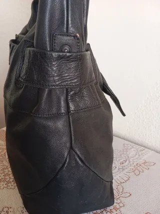 Bolso tote Garniel Negro Piel Made in Spain