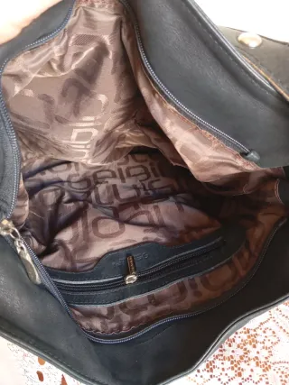 Bolso tote Garniel Negro Piel Made in Spain