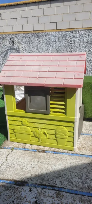Casita de jardín Smoby para niños
