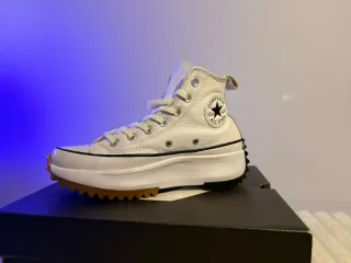 Converse Star Hike Platform High Top Blancas