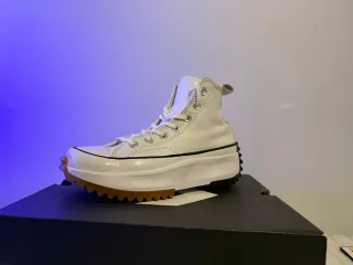 Converse Star Hike Platform High Top Blancas