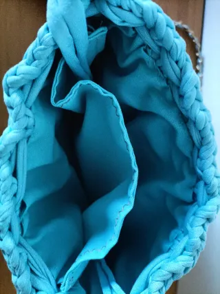 Borsa tracolla uncinetto fatta a mano